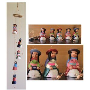 Wind Chimes - Hand Painted, Soothing Tone, Bright Colors